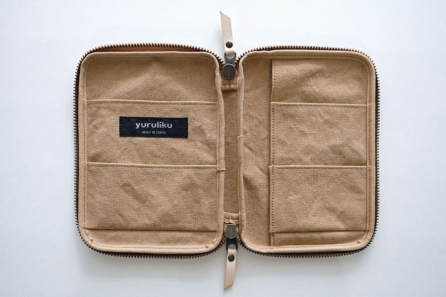 Yuruliku - FLAT Tool Case / A6 Wide Beige