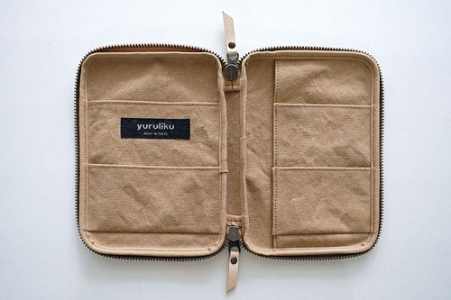 Yuruliku - FLAT Tool Case / A6 Wide Beige