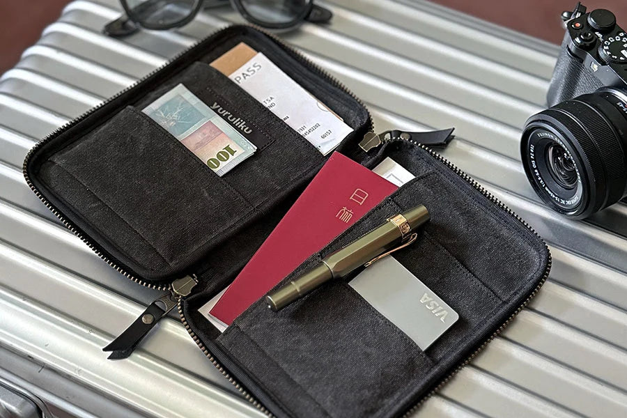 Yuruliku - FLAT Tool Case / A6 Wide Iron Black