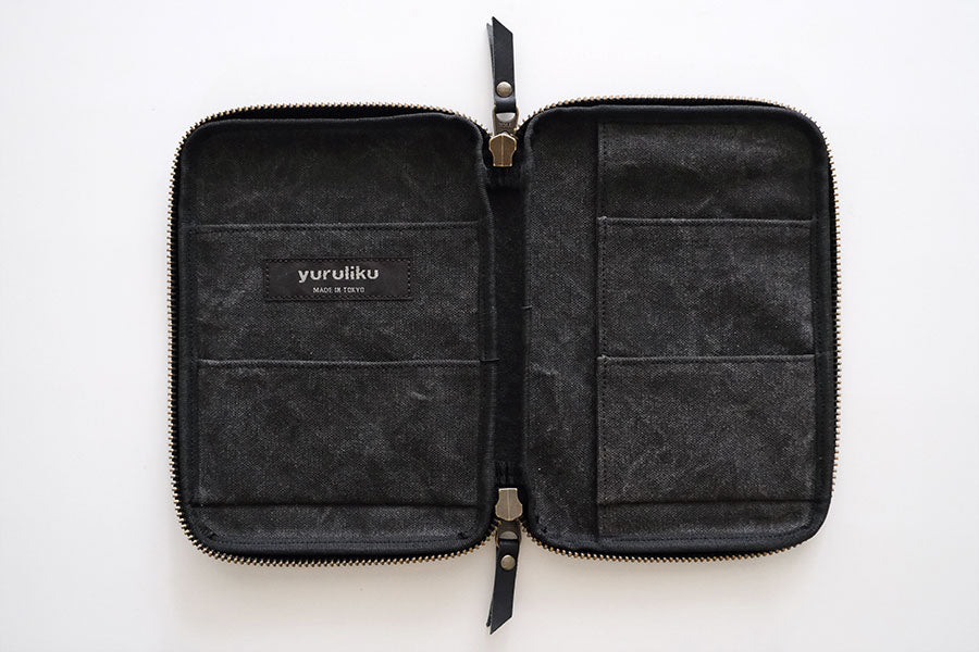 Yuruliku - FLAT Tool Case / A6 Wide Iron Black