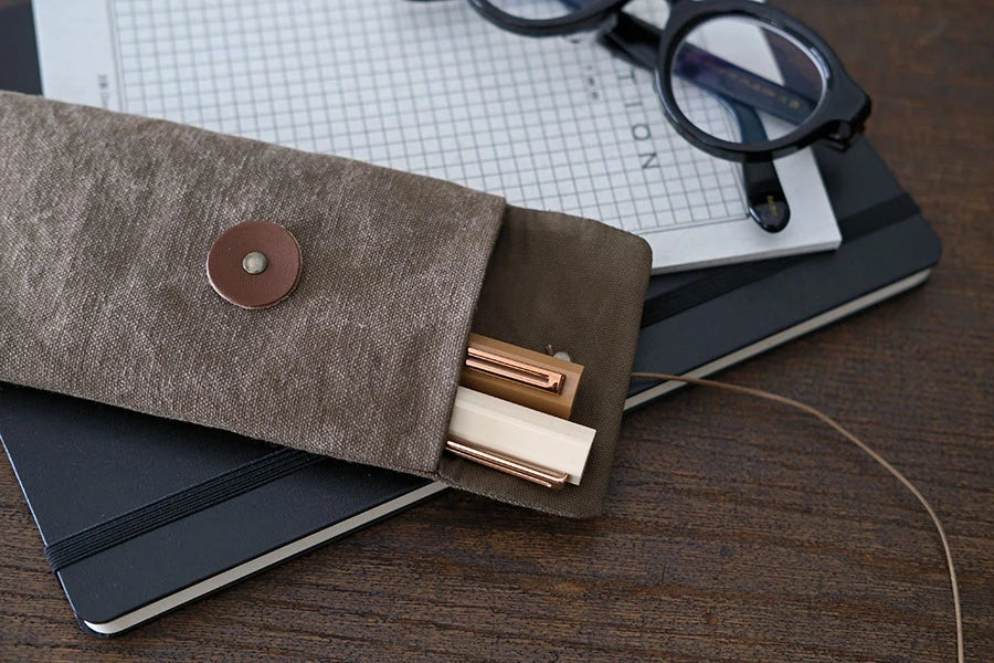 Yuruliku - Fu-To Pen Case / Brown