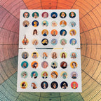 La Dolce Vita - Girl Stand Transfer Sticker Set