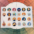 La Dolce Vita - Girl Stand Transfer Sticker Set