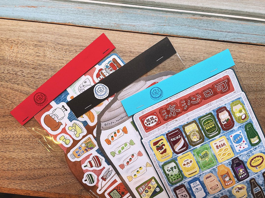 Fa Fa - Huahua Snack Shop Stickers - Snacks