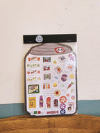 Fa Fa - Huahua Snack Shop Stickers - Snacks