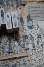 LCN - On the Desk II Rubber Stamp Set