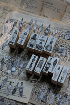 LCN - On the Desk II Rubber Stamp Set