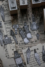LCN - On the Desk II Rubber Stamp Set