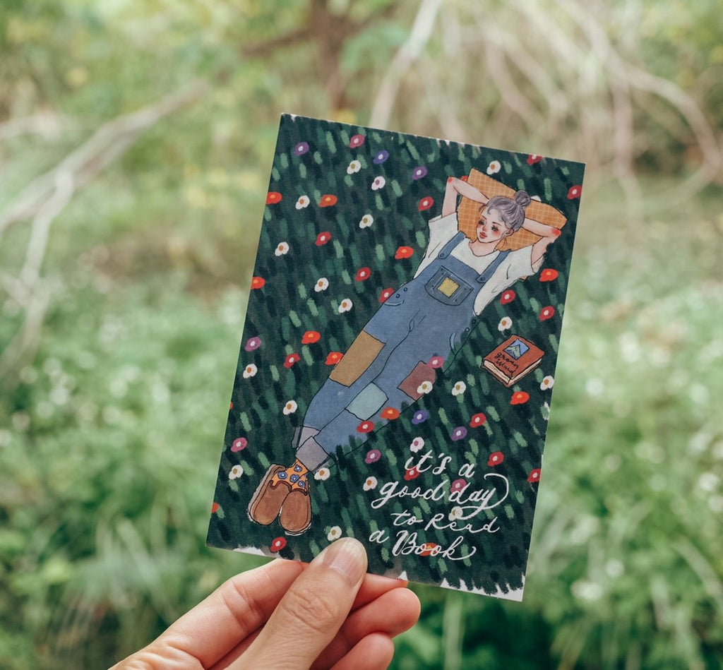 La Dolce Vita - It Is a Good Day to Read a Book Postcard