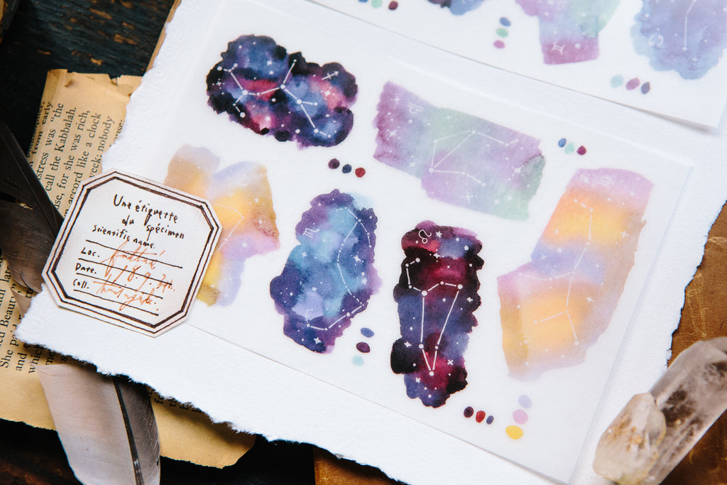 OURS - Zodiacs Transfer Sticker Sheet