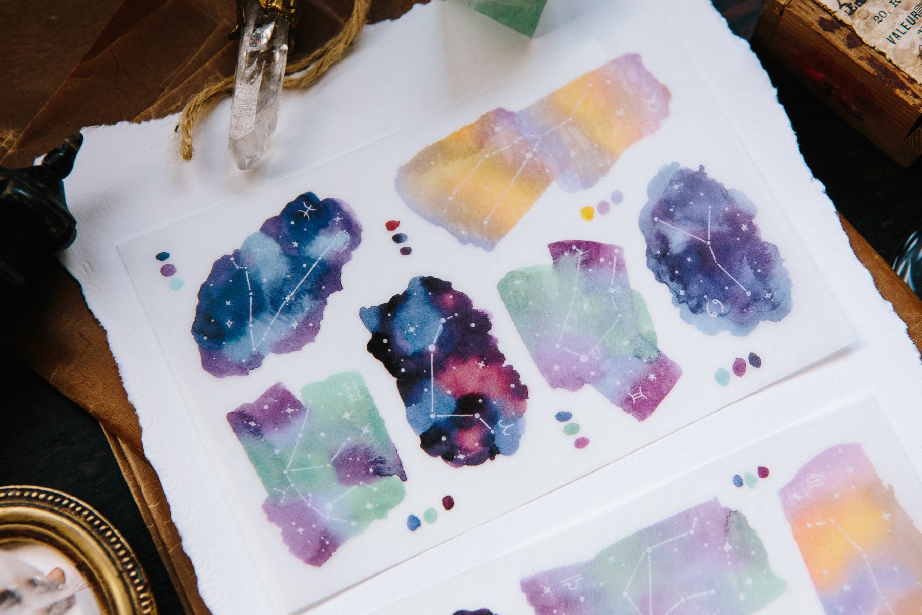 OURS - Zodiacs Transfer Sticker Sheet