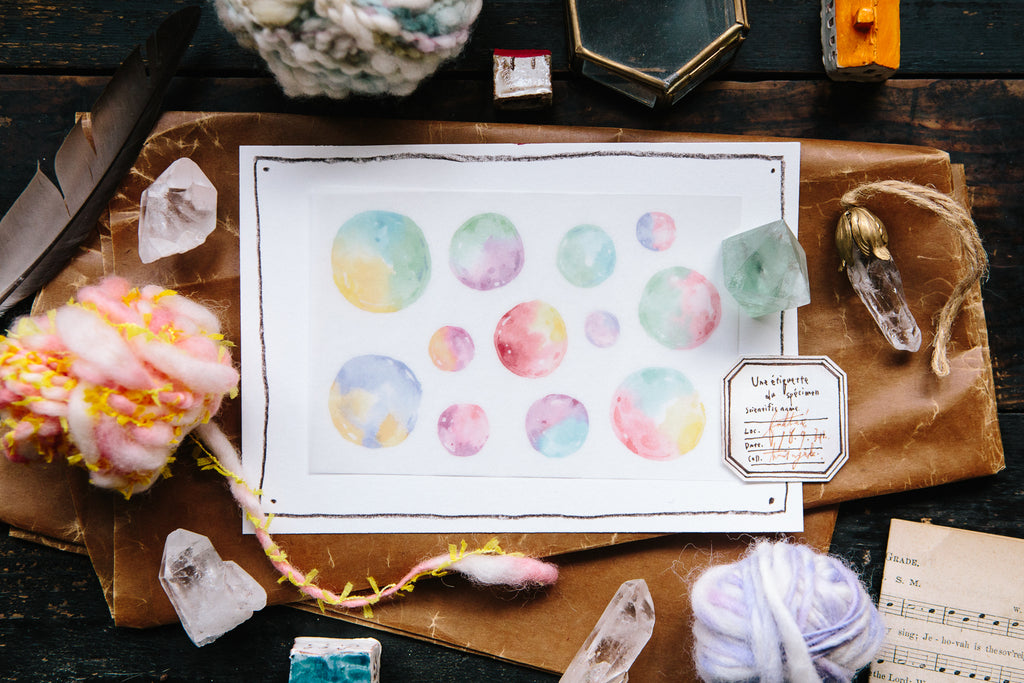 OURS - Bubble Transfer Sticker Sheet