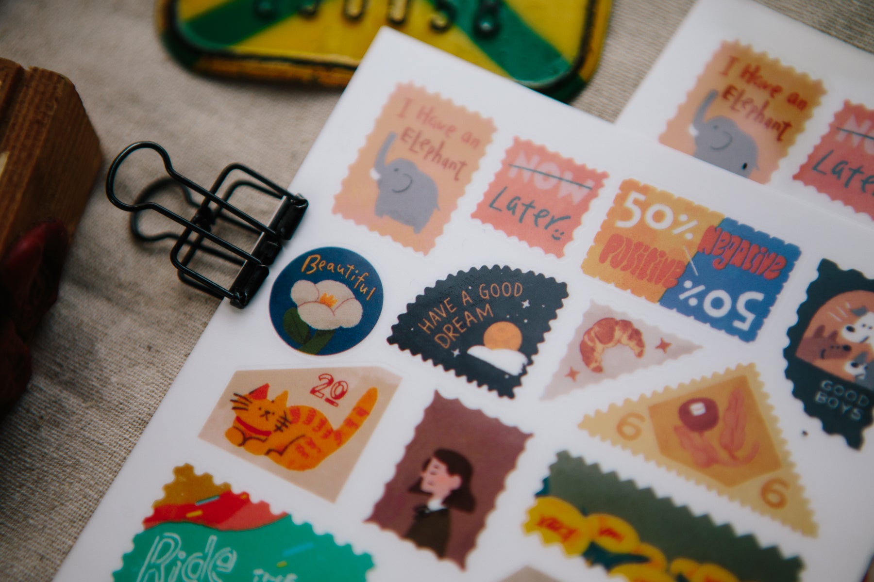 OURS - Those Little Thoughts Transfer Sticker Sheet