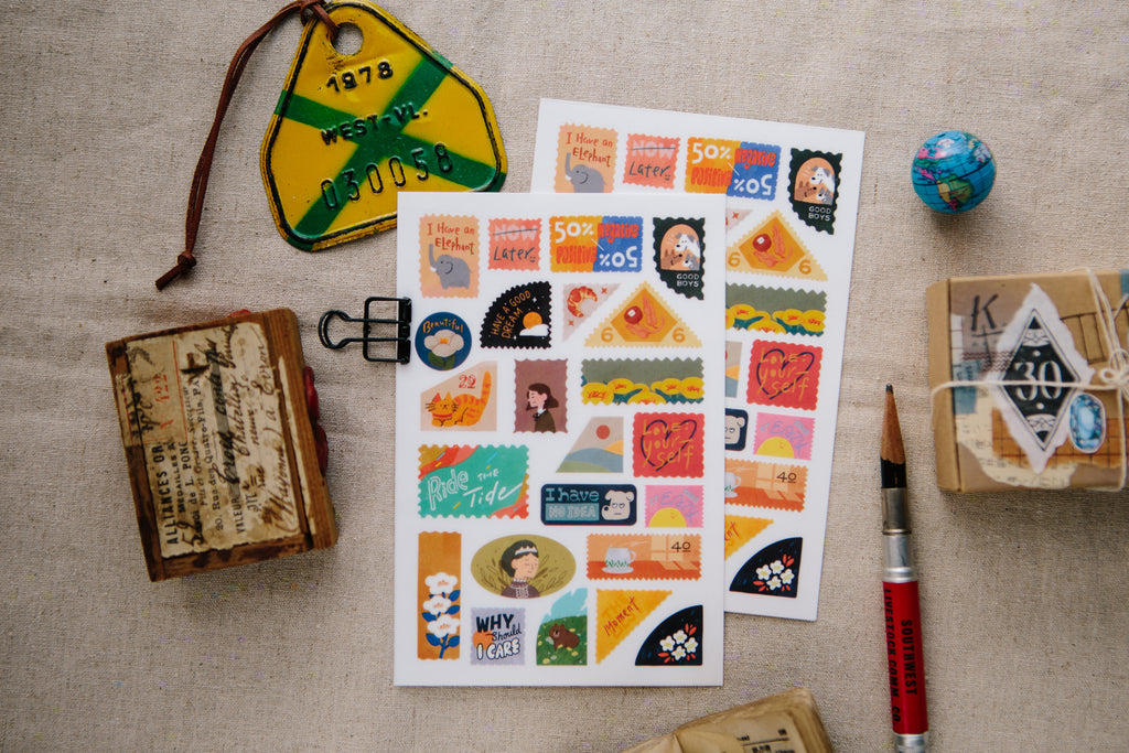 OURS - Those Little Thoughts Transfer Sticker Sheet