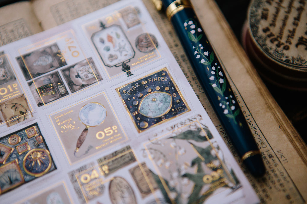 OURS - Collection of Museum Stamp Sticker Sheet