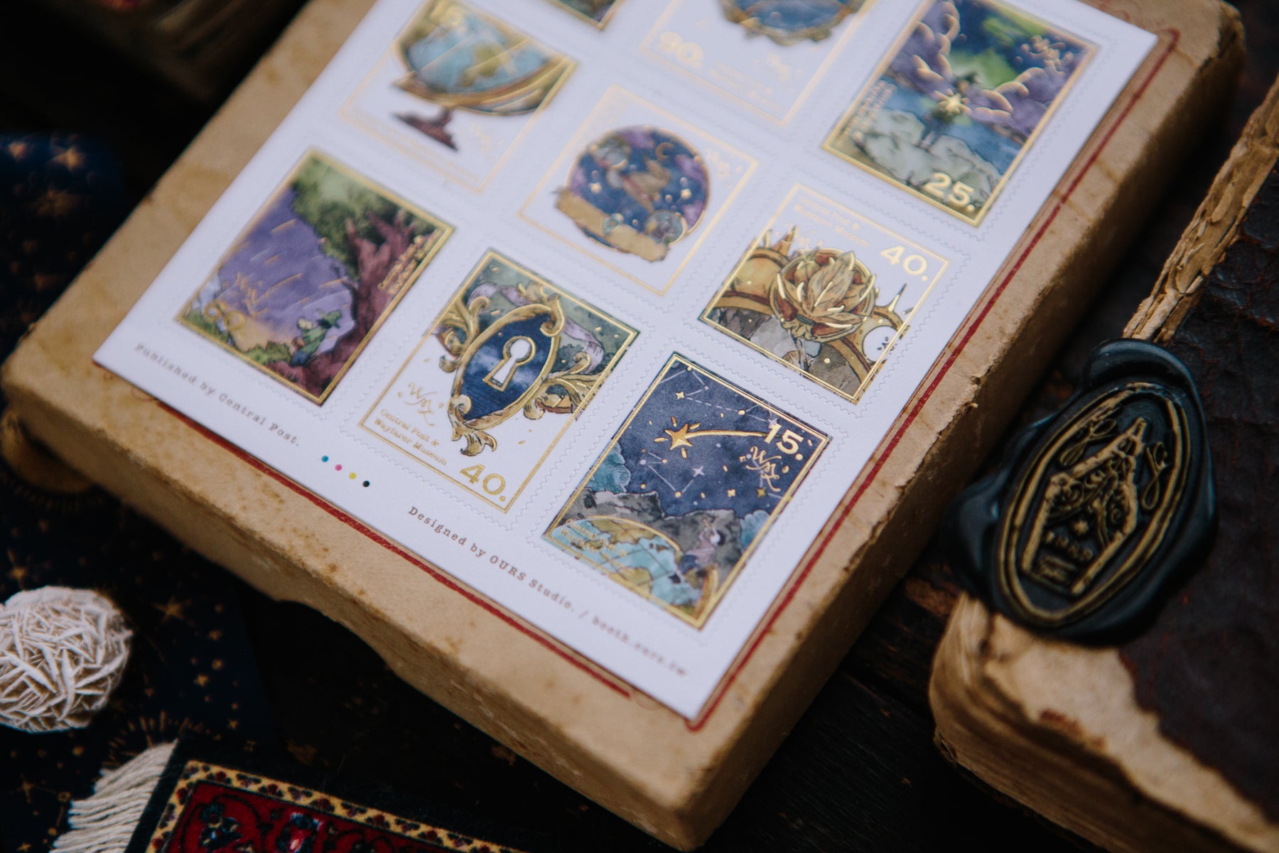 OURS - Wayfarer Stamp Sticker Sheet