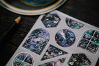 OURS - Colorful Night Stamp Sticker Sheet