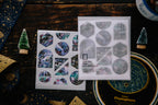 OURS - Colorful Night Stamp Sticker Sheet