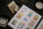 OURS - Bedtime Story Stamp Sticker Sheet