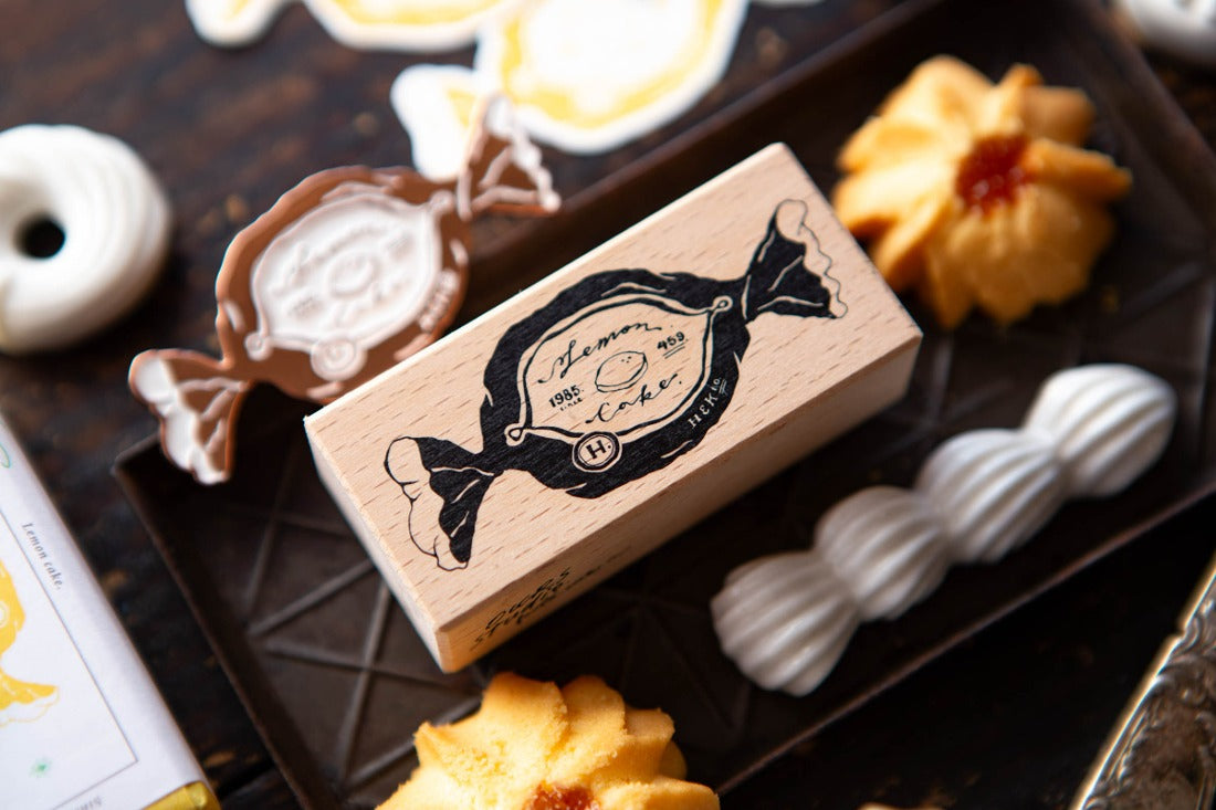 OURS - New Lemon Cake Rubber Stamp