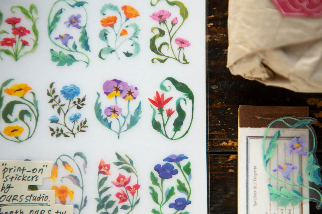 OURS - The Wayfarer's Journal Transfer Sticker Sheet