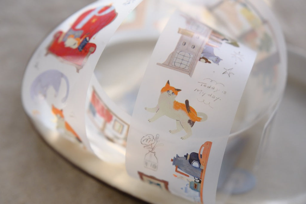 OURS - Life with Cats PET Tape