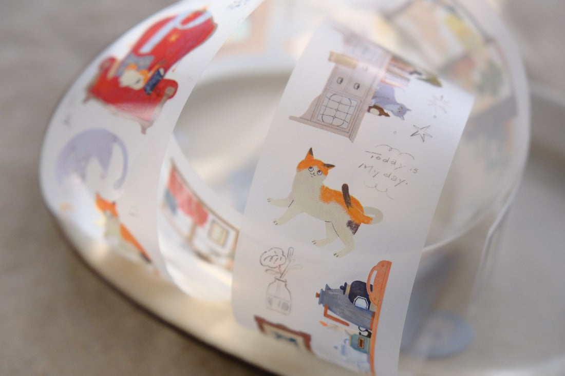 OURS - Life with Cats PET Tape
