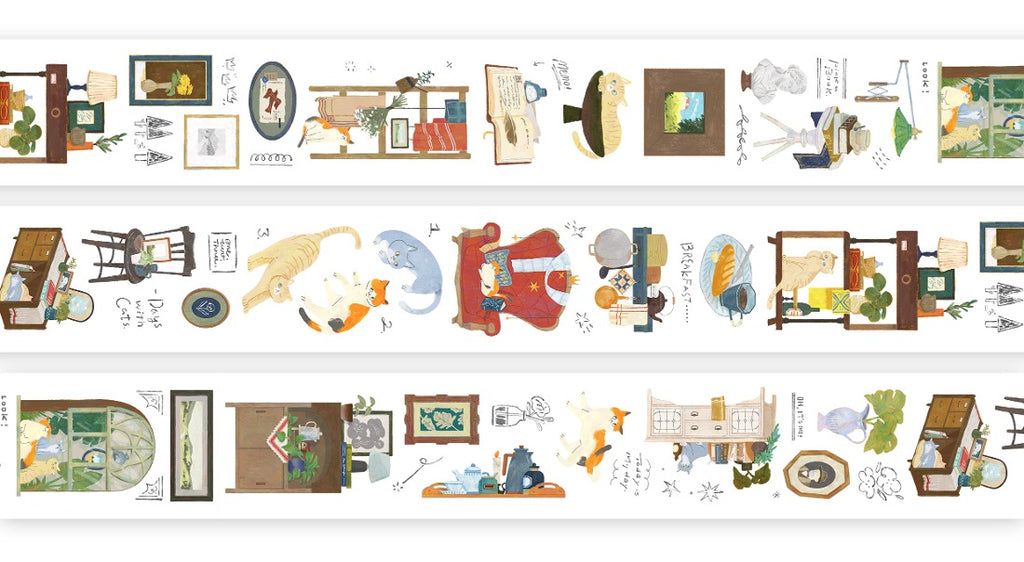 OURS - Life with Cats PET Tape