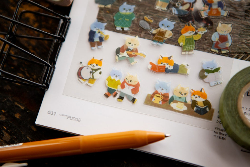 OURS - Cats Gathering Sticker Sheet