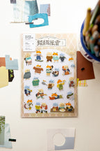 OURS - Cats Gathering Sticker Sheet