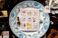 OURS - Mushroom Recipe Stamp Sticker Sheet