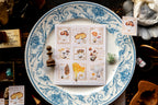 OURS - Mushroom Recipe Stamp Sticker Sheet