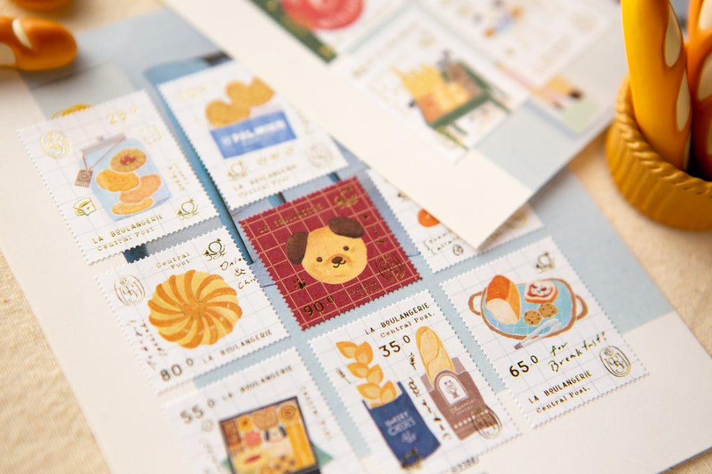 OURS - Bakery Cheers Stamp Sticker Sheet