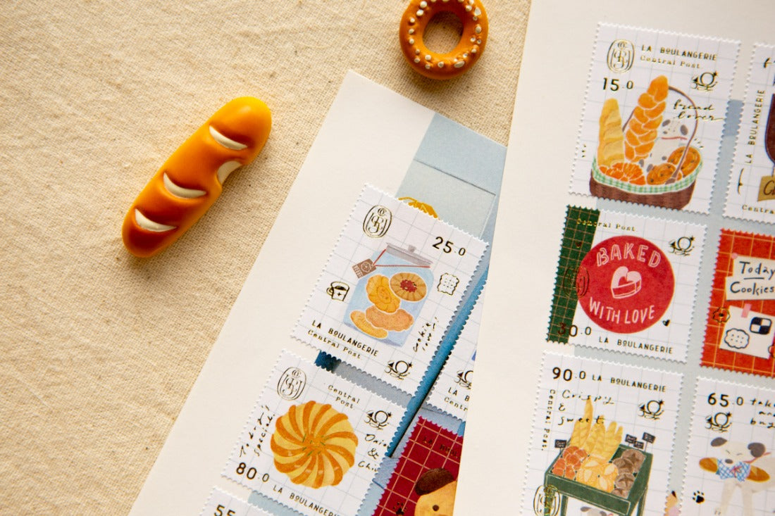 OURS - Bakery Cheers Stamp Sticker Sheet
