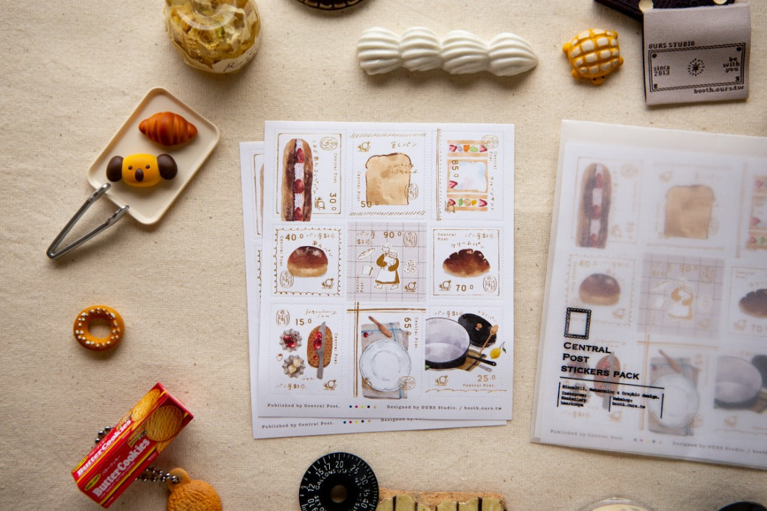 OURS - Sweet Hours Stamp Sticker Sheet