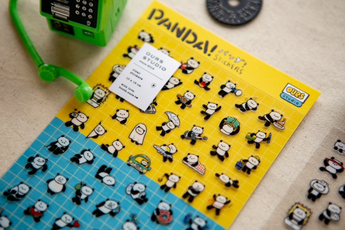 OURS - PANDA! PANDA! Sticker Sheet