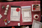 OURS - Frame of Strawberry Letterpress Book