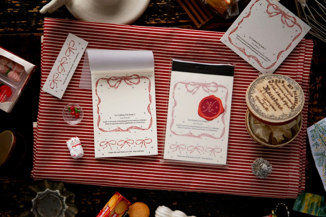 OURS - Frame of Ribbon Letterpress Book