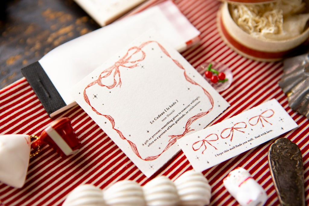 OURS - Frame of Ribbon Letterpress Book