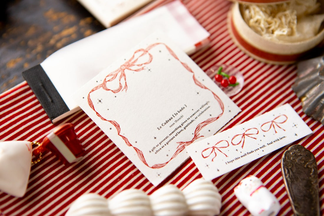 OURS - Frame of Ribbon Letterpress Book
