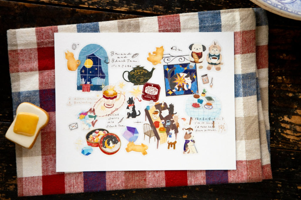 OURS - Tea Room Sleeping Cat PET Tape