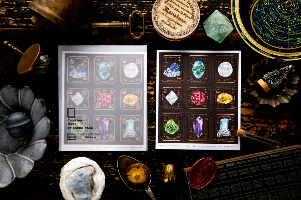 OURS - Gem Stamp Sticker Sheet