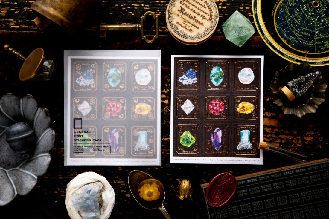 OURS - Gem Stamp Sticker Sheet