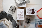 OURS - The Gift Cat Plushie Rubber Stamp