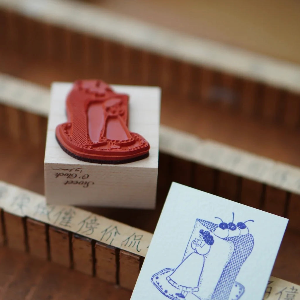[Pre-Order] IvySnow - Cake Corner Reading Rubber Stamp