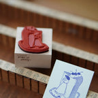[Pre-Order] IvySnow - Cake Corner Reading Rubber Stamp