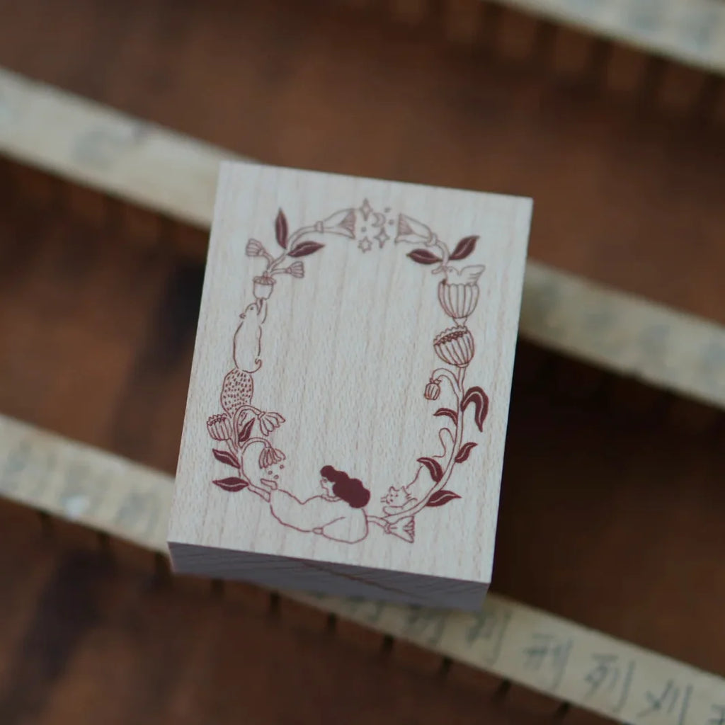 [Pre-Order] IvySnow - Whispering Garden Frame Rubber Stamp