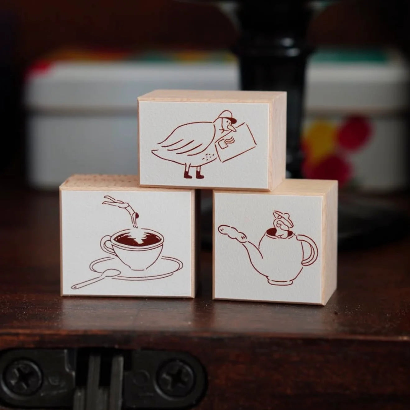 [Pre-Order] IvySnow - Tea Time Rubber Stamp