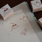 [Pre-Order] IvySnow - Tea Time Rubber Stamp