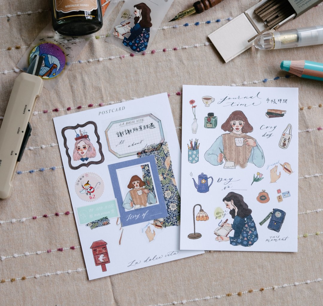 La Dolce Vita - Journaling Life Postcard